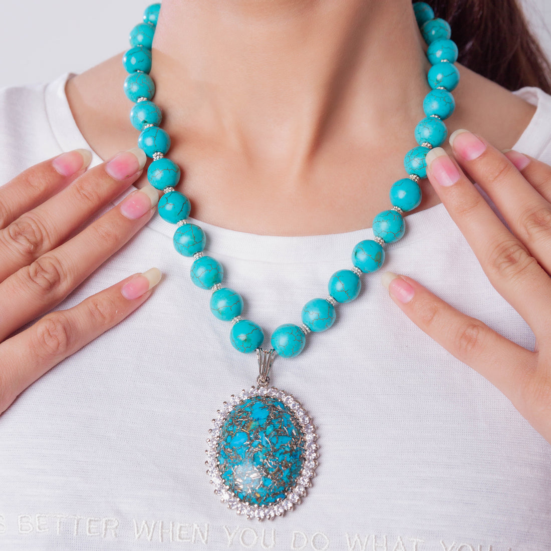 Composite Turquoise Necklace