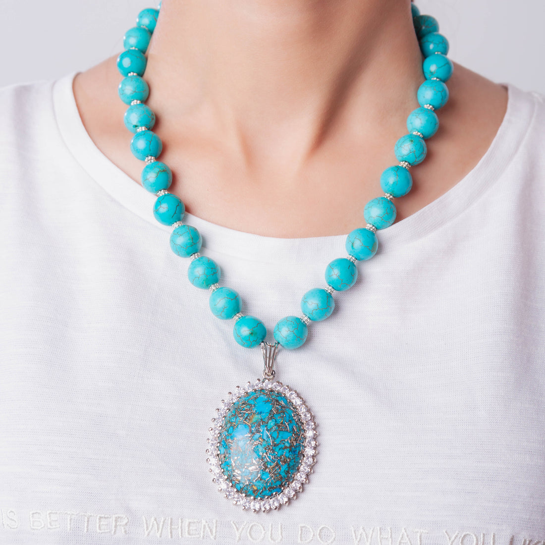Composite Turquoise Necklace
