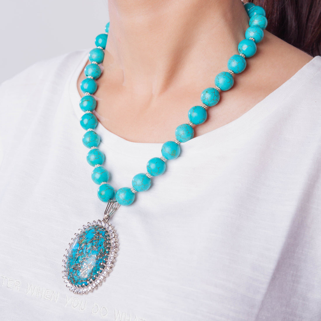 Composite Turquoise Necklace