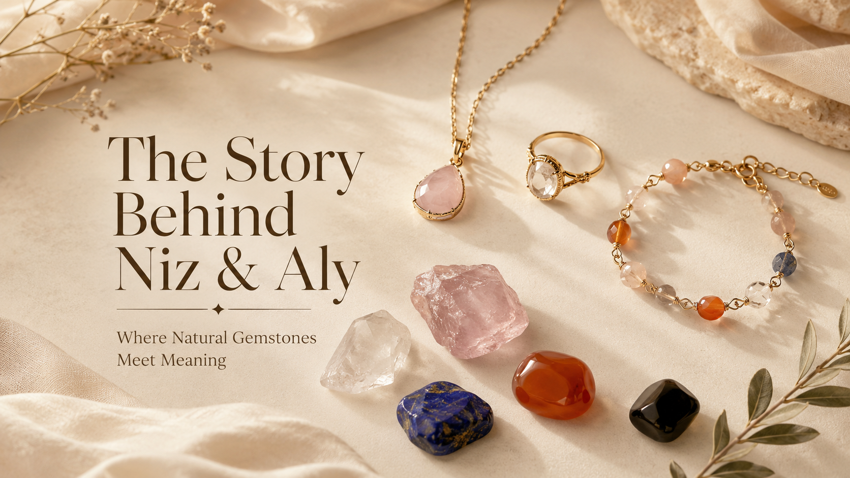 The Story Behind Niz & Aly: Natural Gemstone Jewelry Made With Meaning and Intention