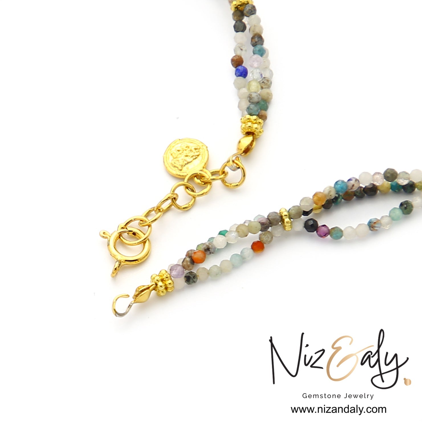Labradorite Solitaire Pendant Necklace — Flashing Fire Gemstone