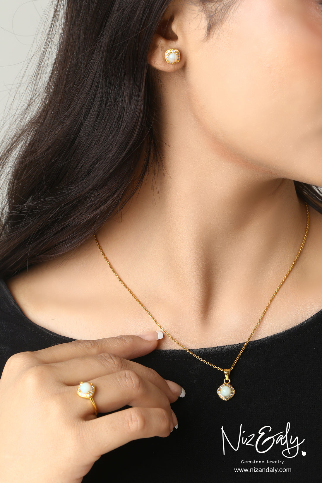 Opaline Reverie -Australian Opal Set