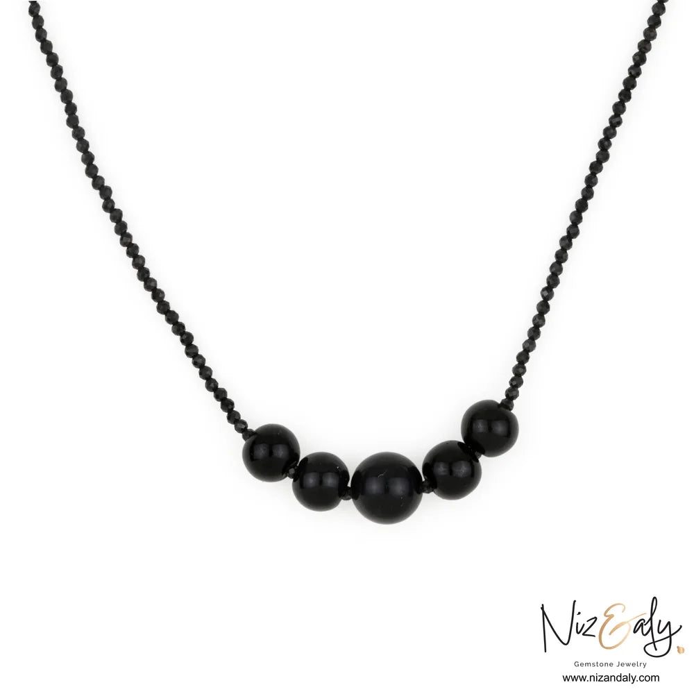 Dainty Shungite Bar Necklace