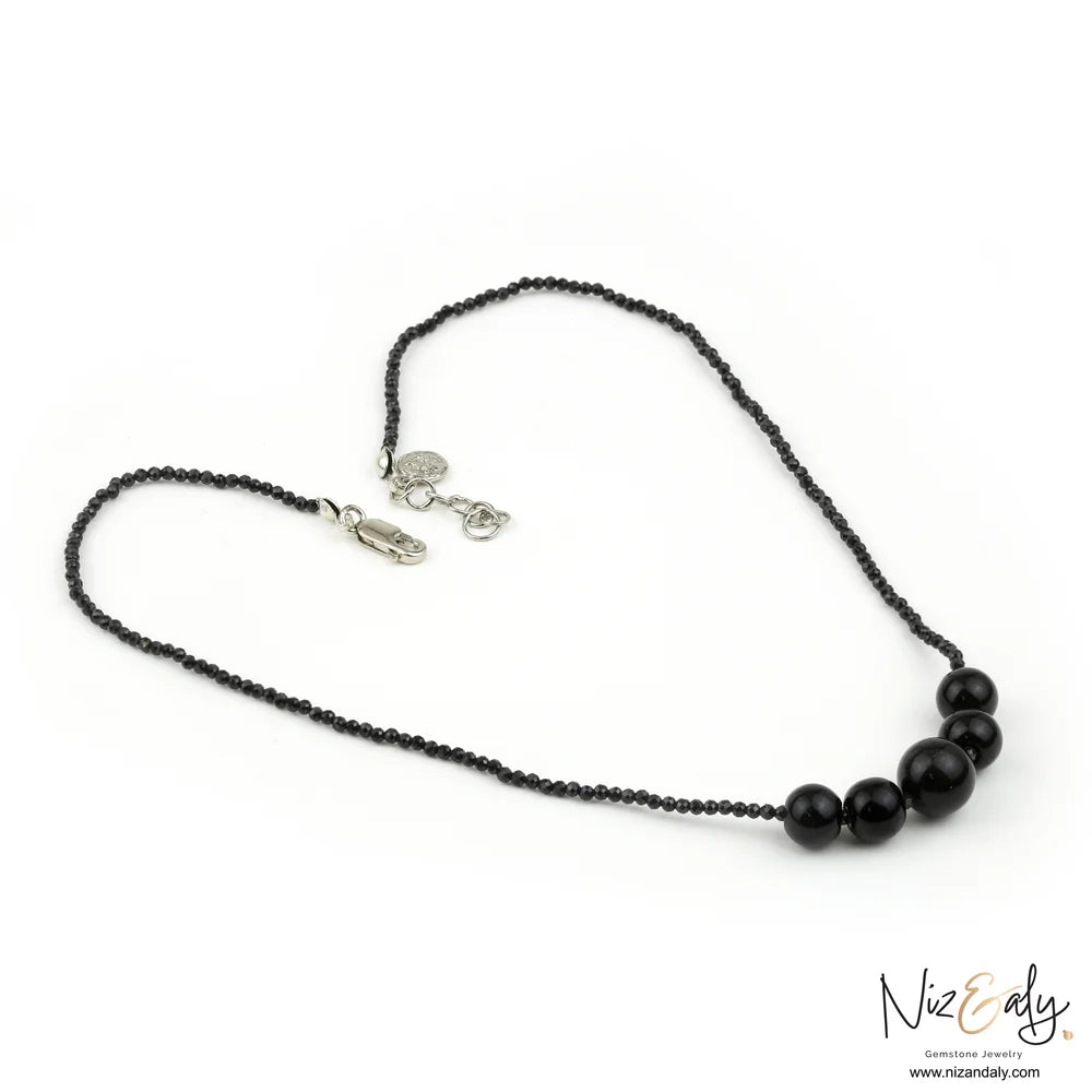 Dainty Shungite Bar Necklace