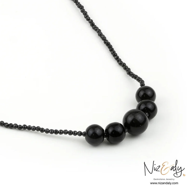 Dainty Shungite Bar Necklace
