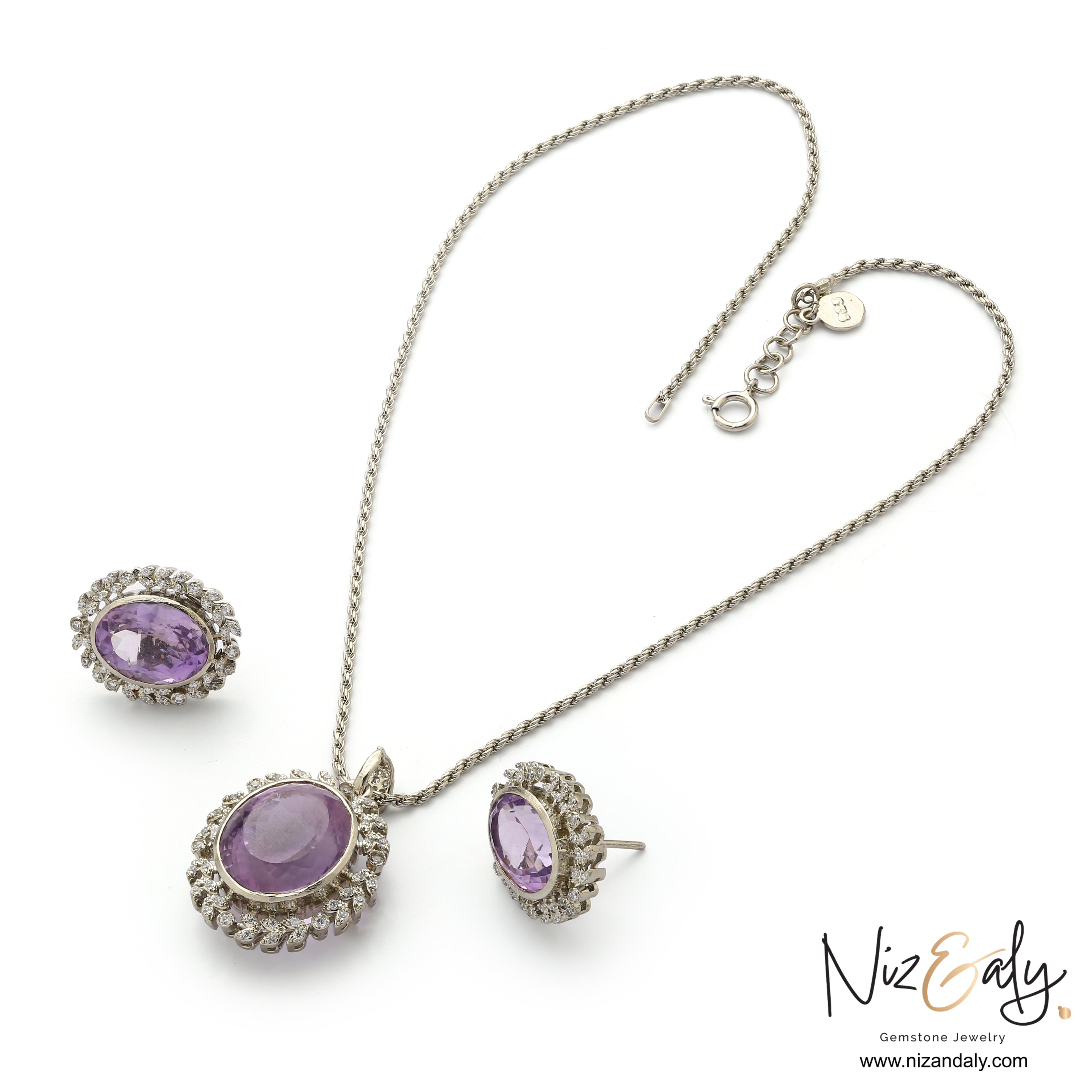Lavender Whisper - Amethyst Pendant set
