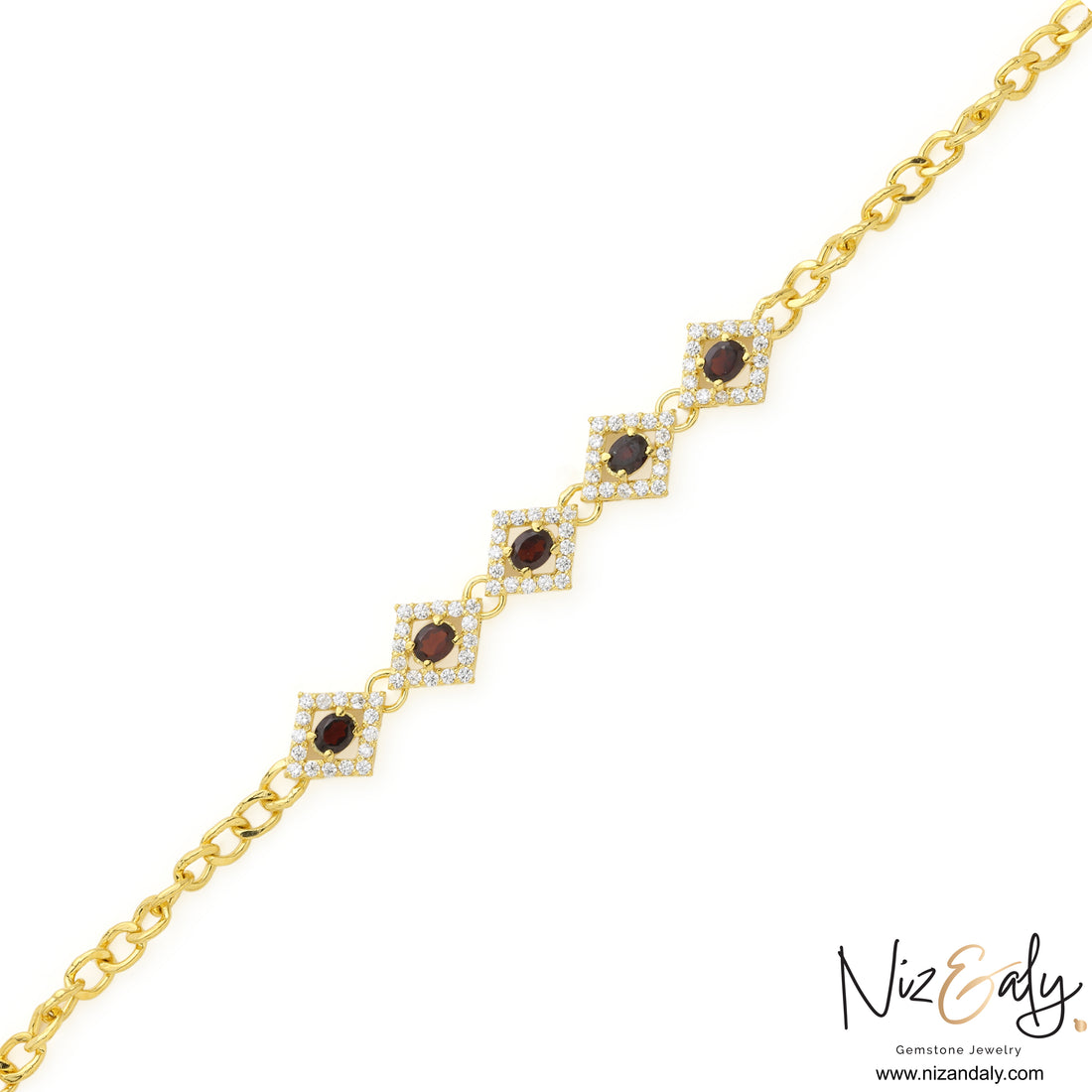 Garnet Braclet