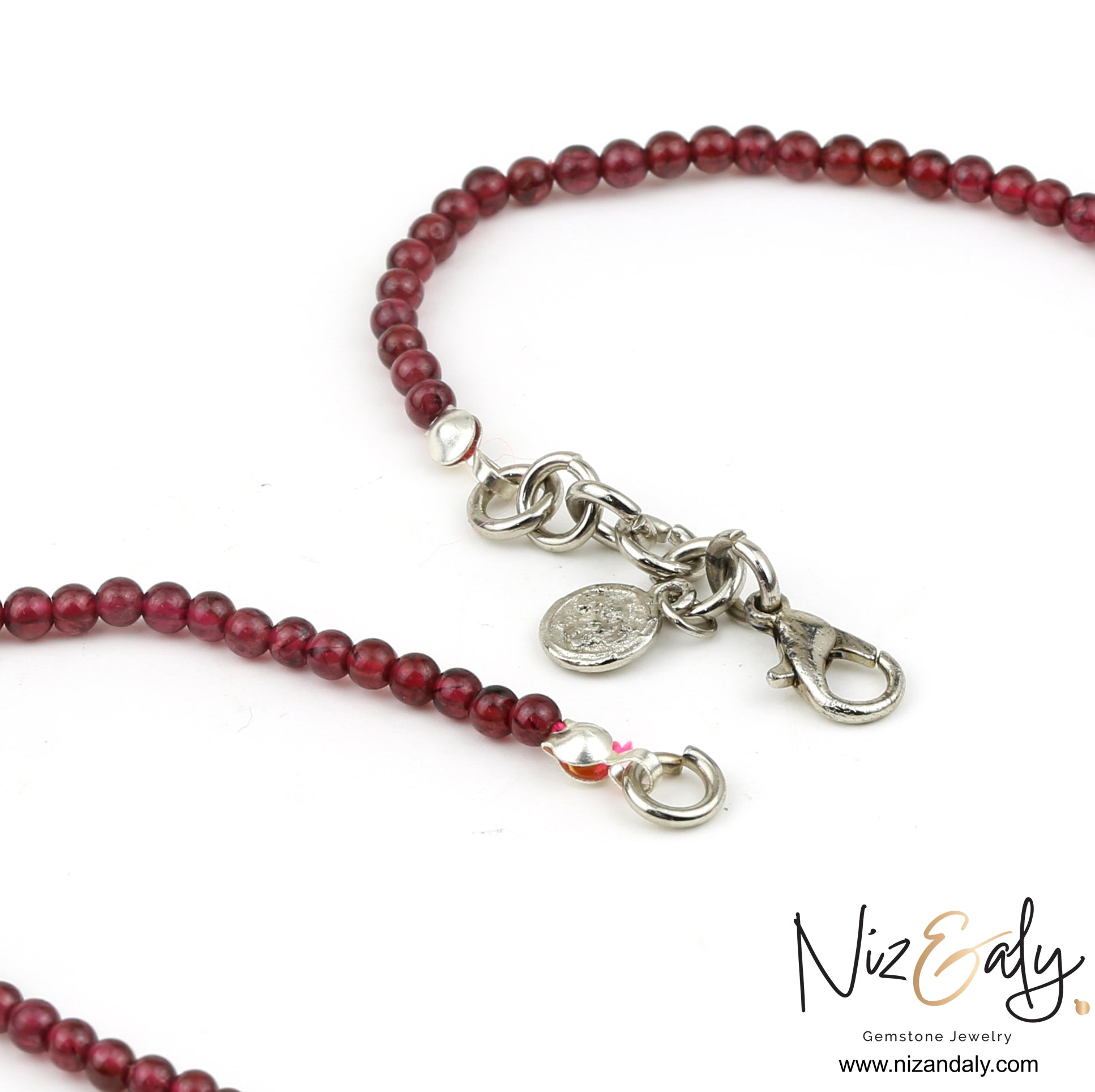 Ruby‑Glow Garnet Necklace