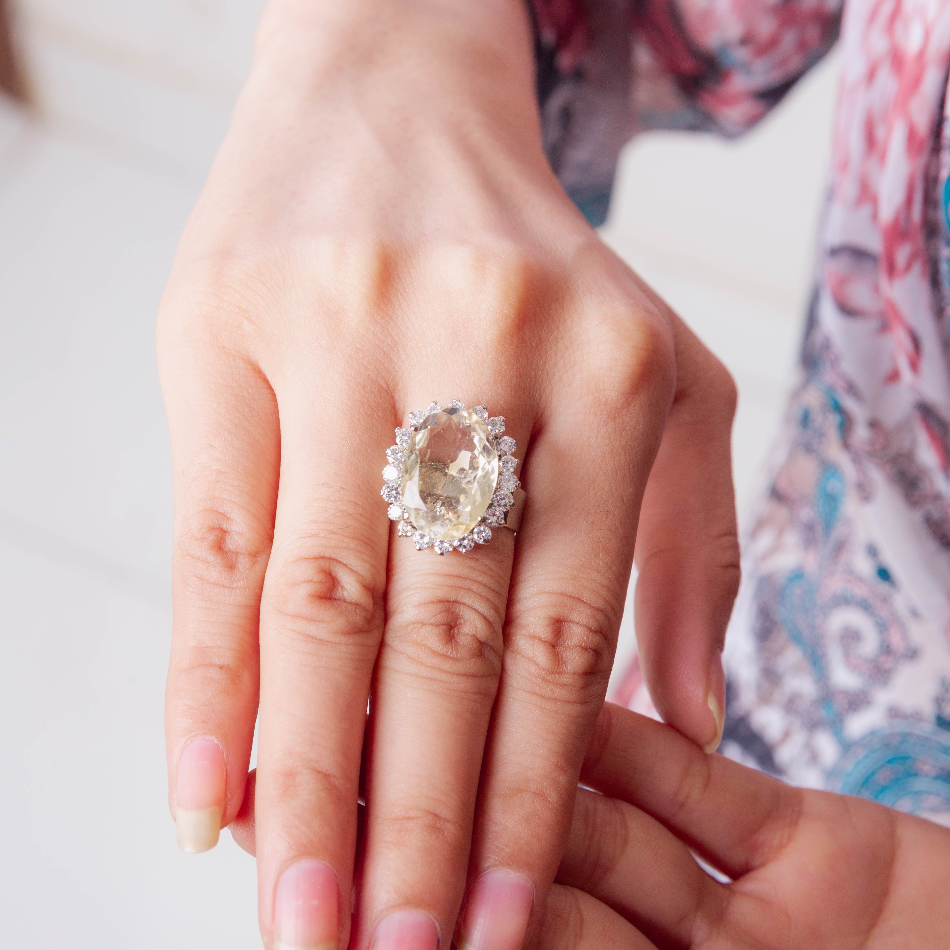 Designer's Citrine Ring