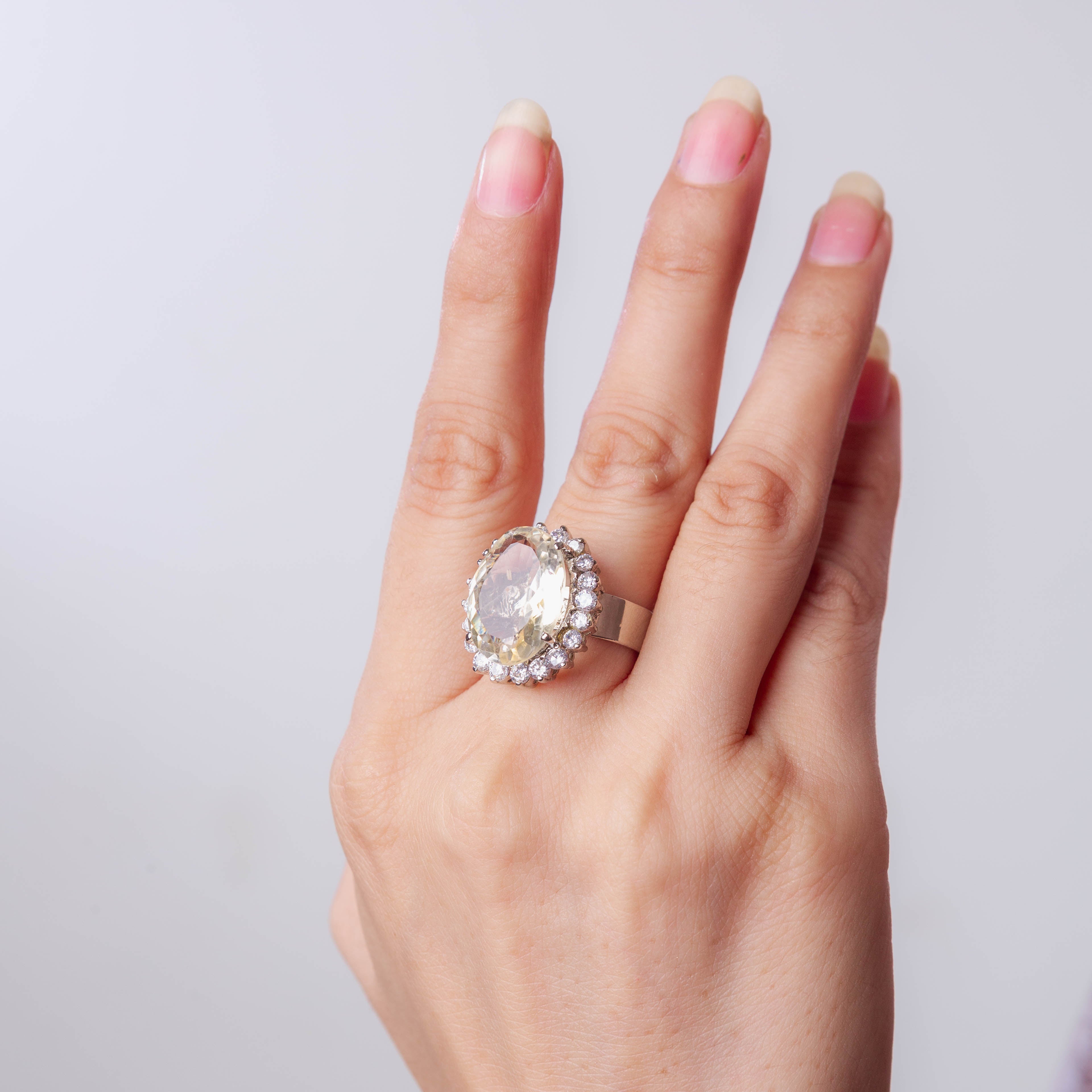 Designer's Citrine Ring