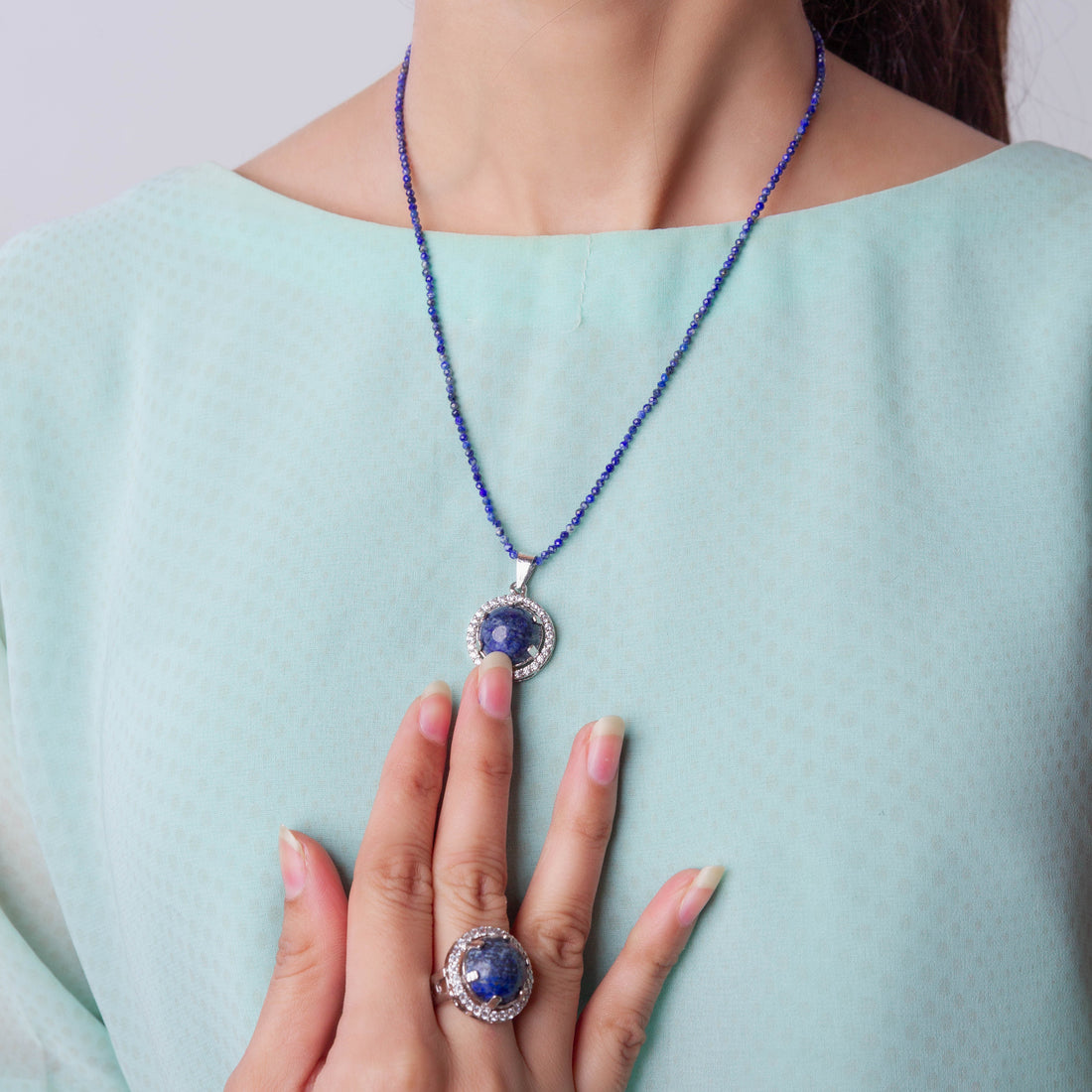 Celestial Blue Lapis Set