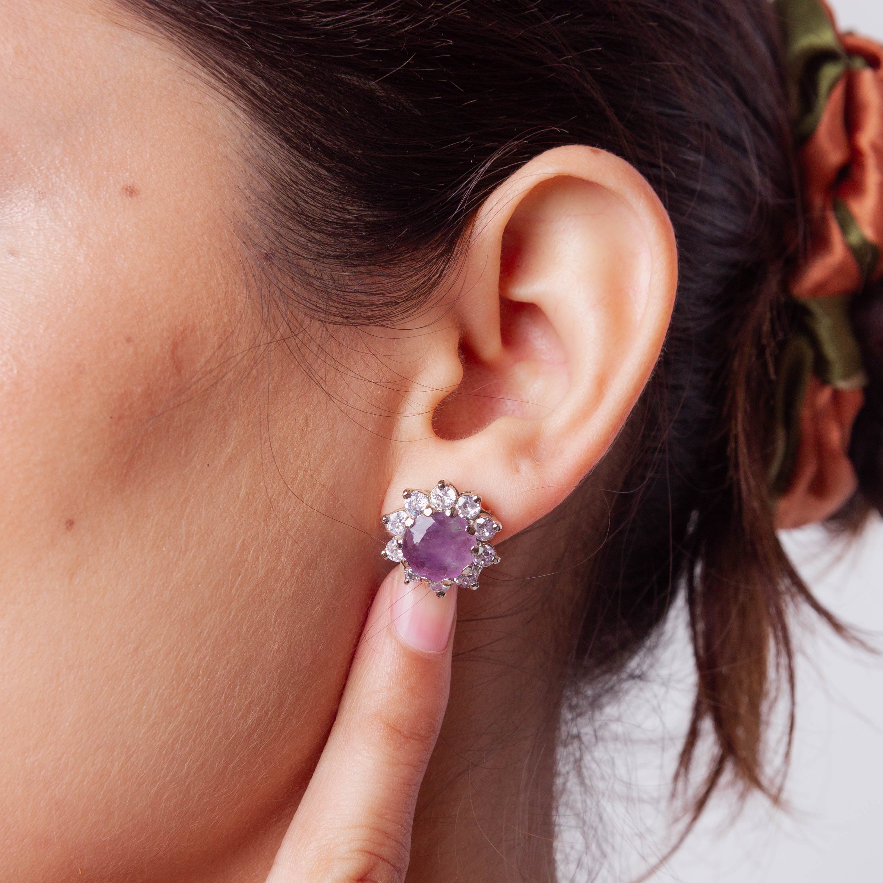 Amethyst Violet Essence Locket Set