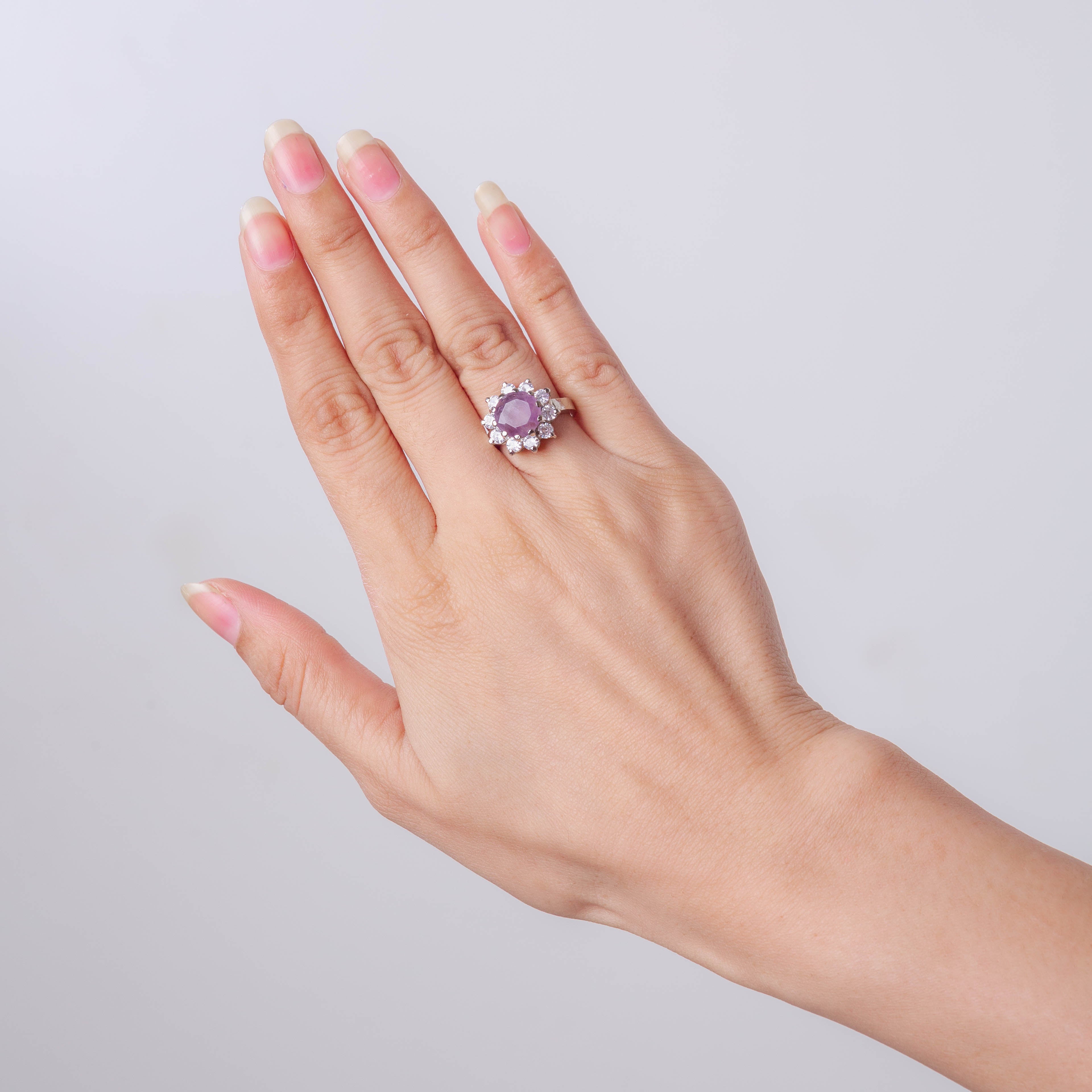 Amethyst Violet Essence Locket Set