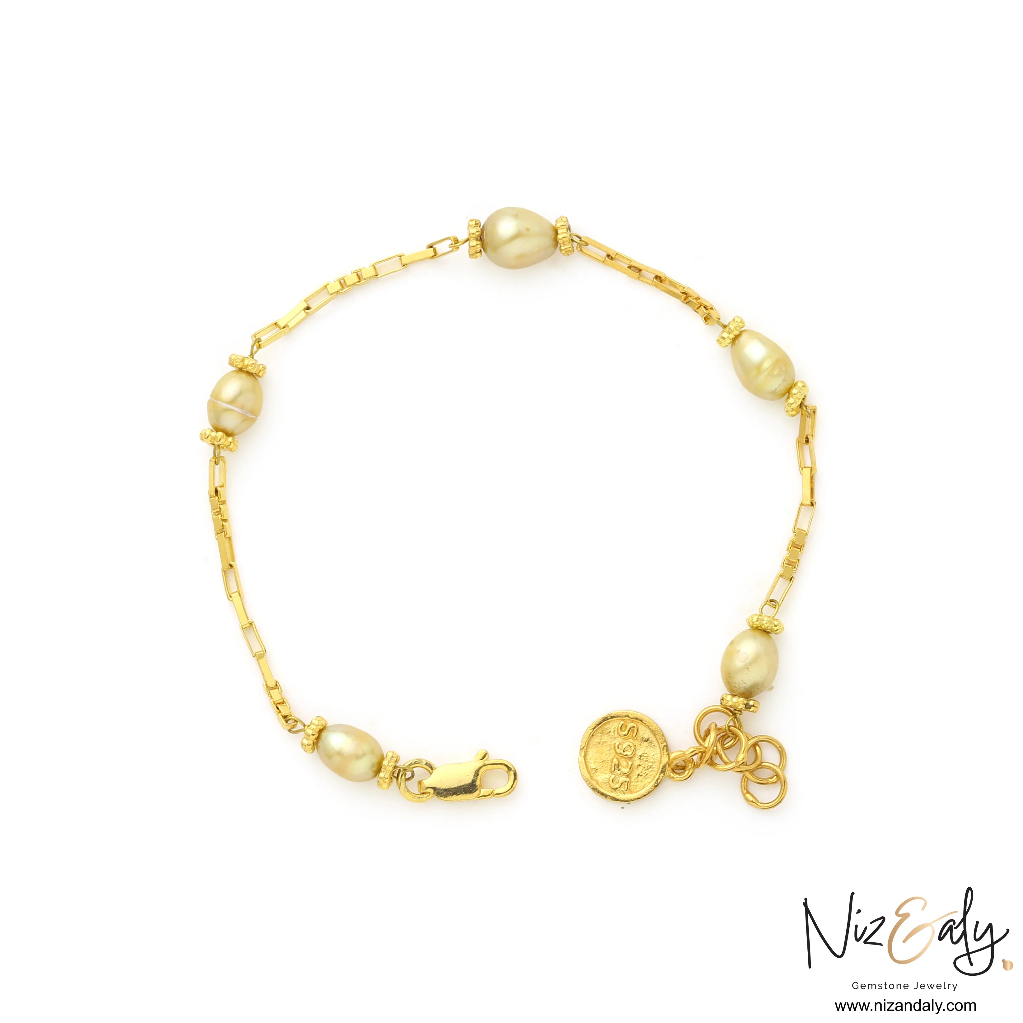 Bridal freshwater pearl bracelet for elegant wedding jewelry
