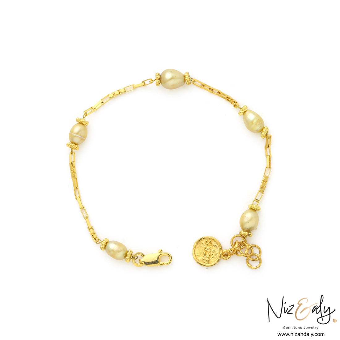 Bridal freshwater pearl bracelet for elegant wedding jewelry