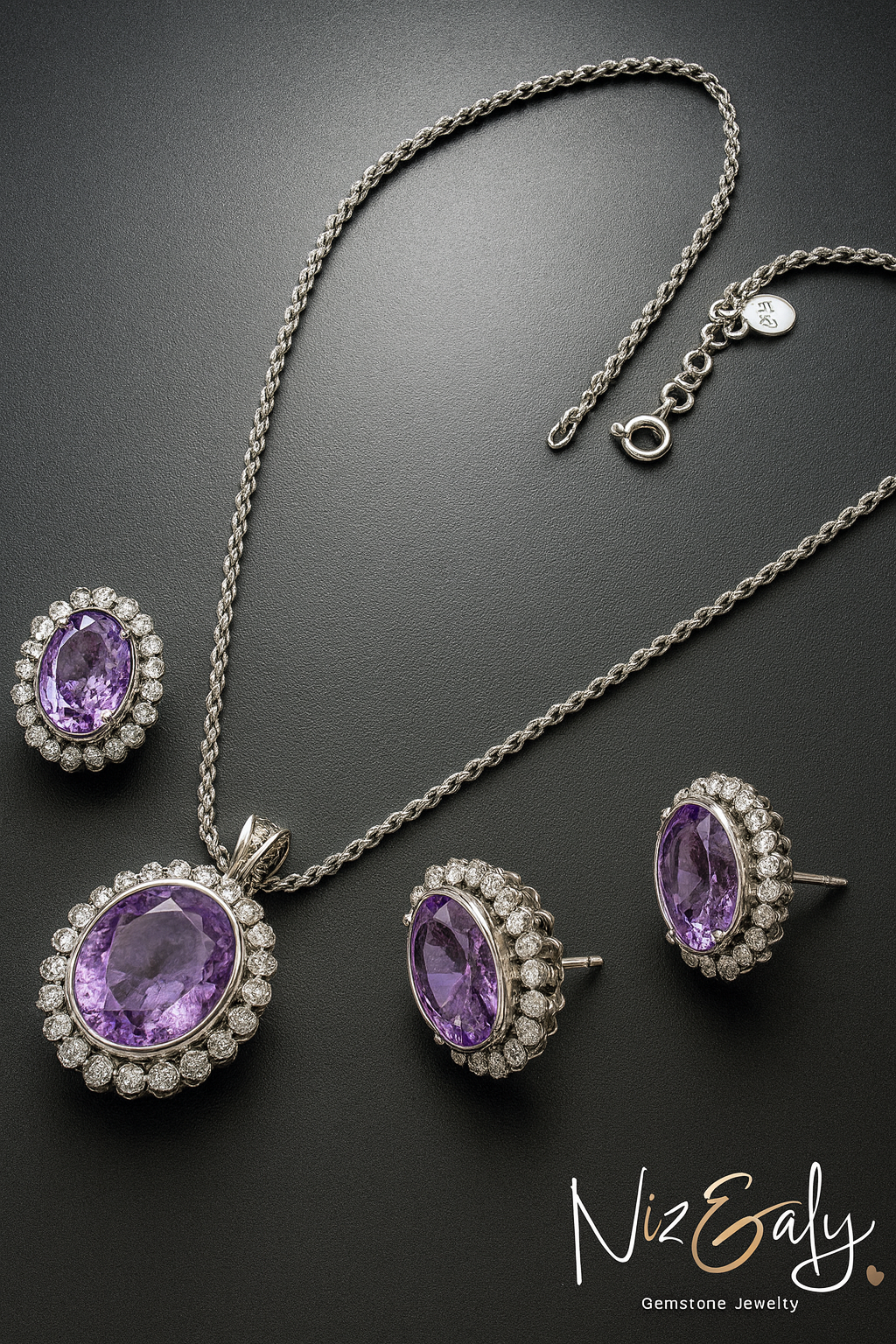 Lavender Whisper - Amethyst Pendant set