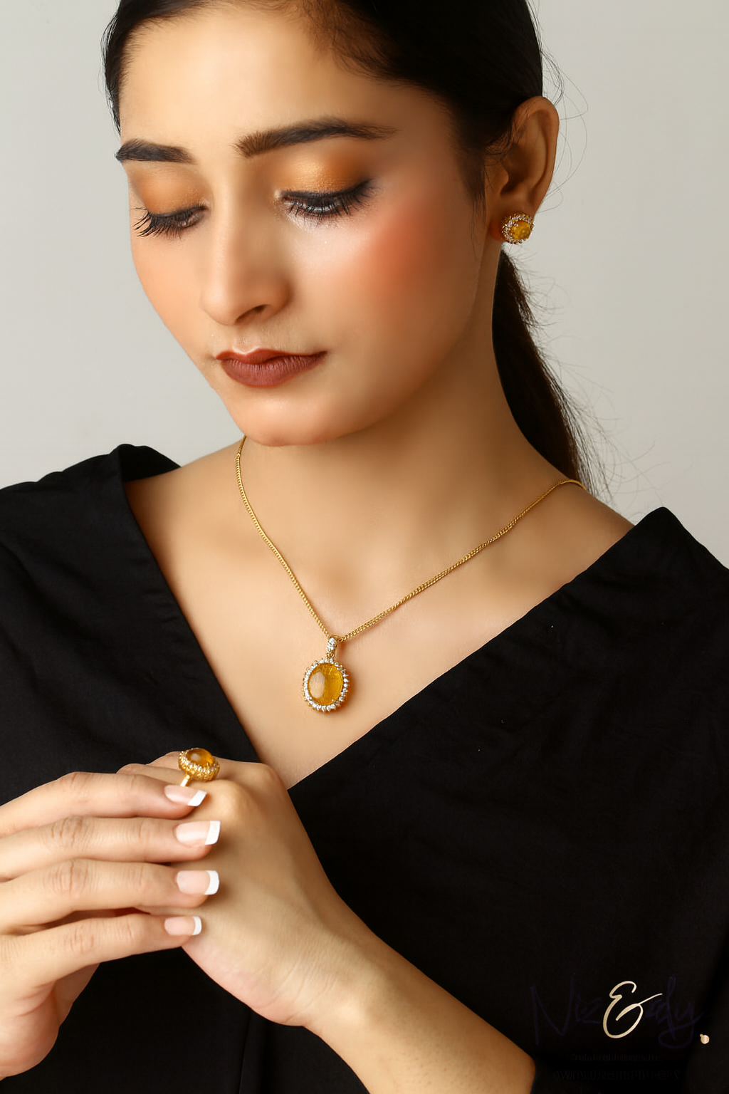 Amber Radiance- Golden Yellow Amber Set