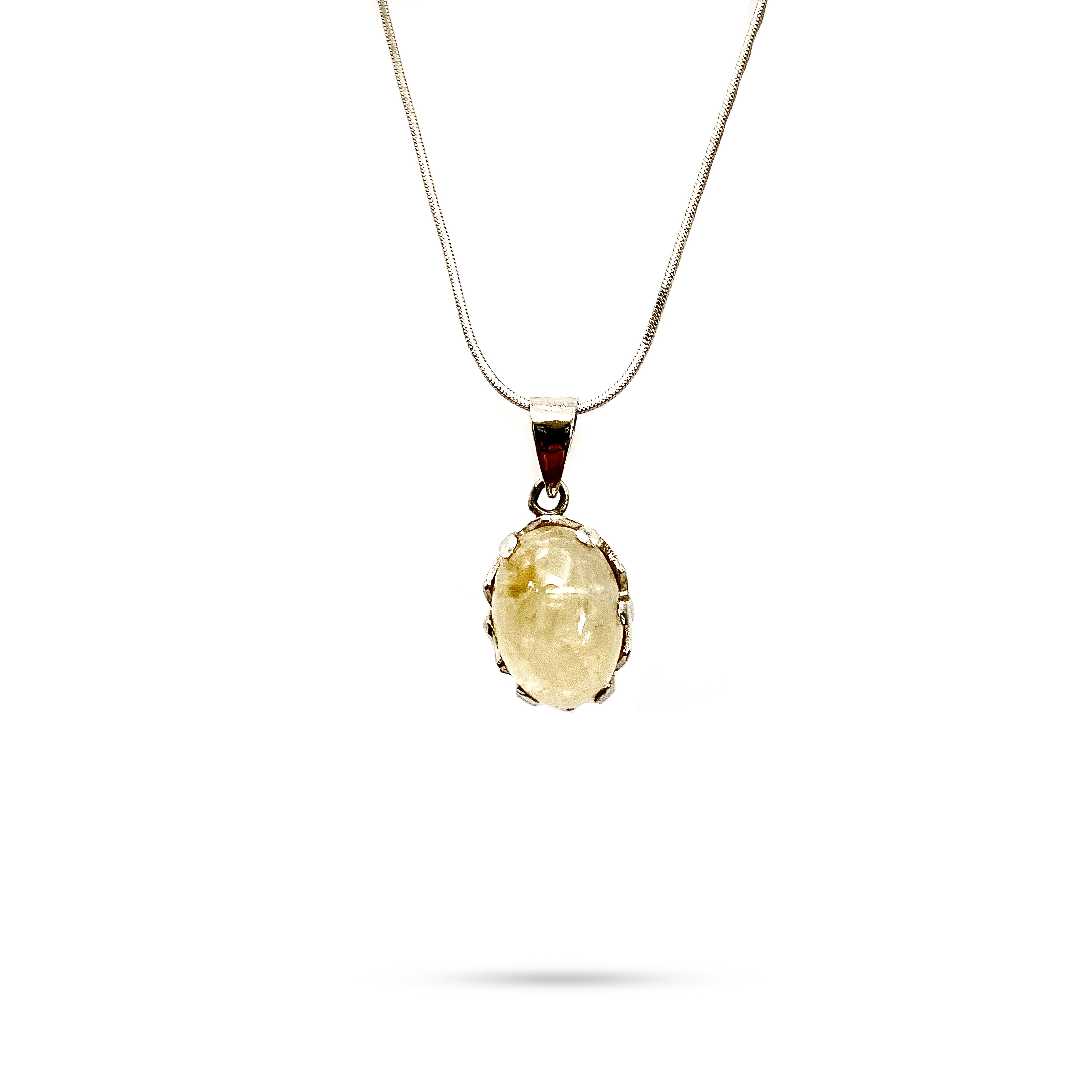 Raw Citrine Bliss  Pendant  Set