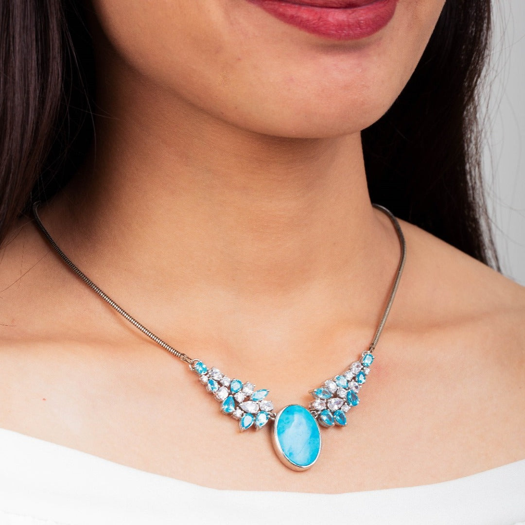 Blue Turquoise Necklace