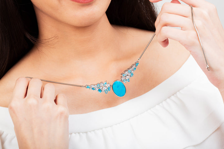 Whisper of Nishapur- Angel Turquoise Necklace.