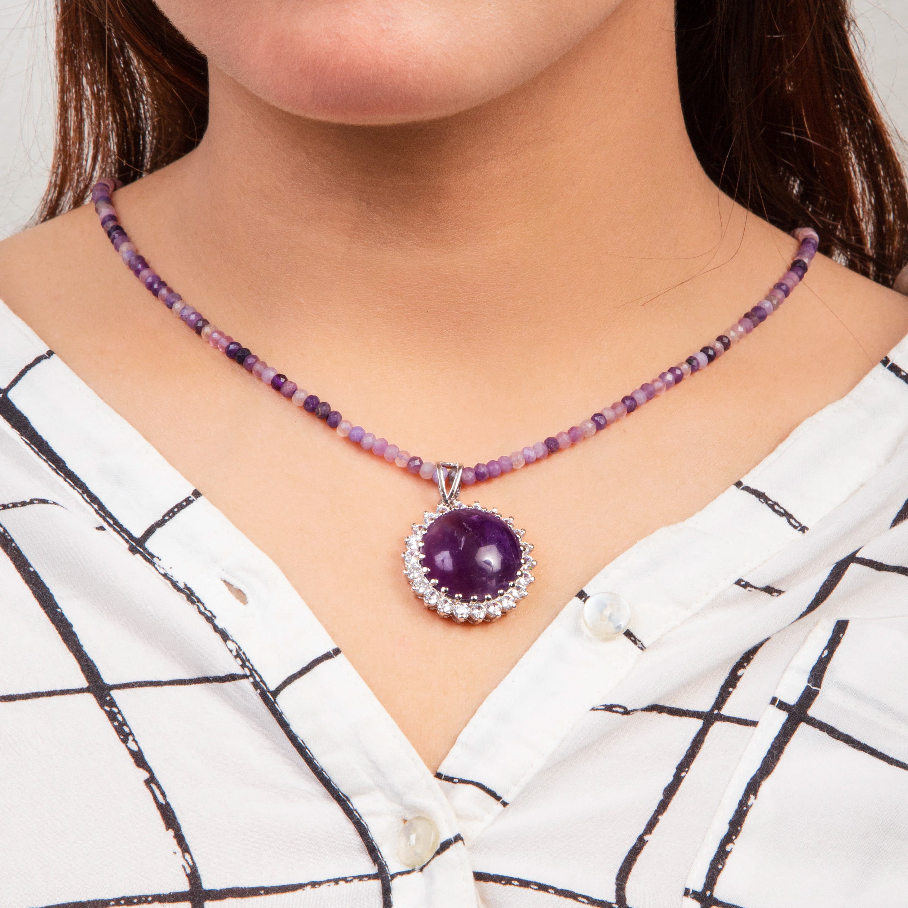 Cabochon Amethyst Set