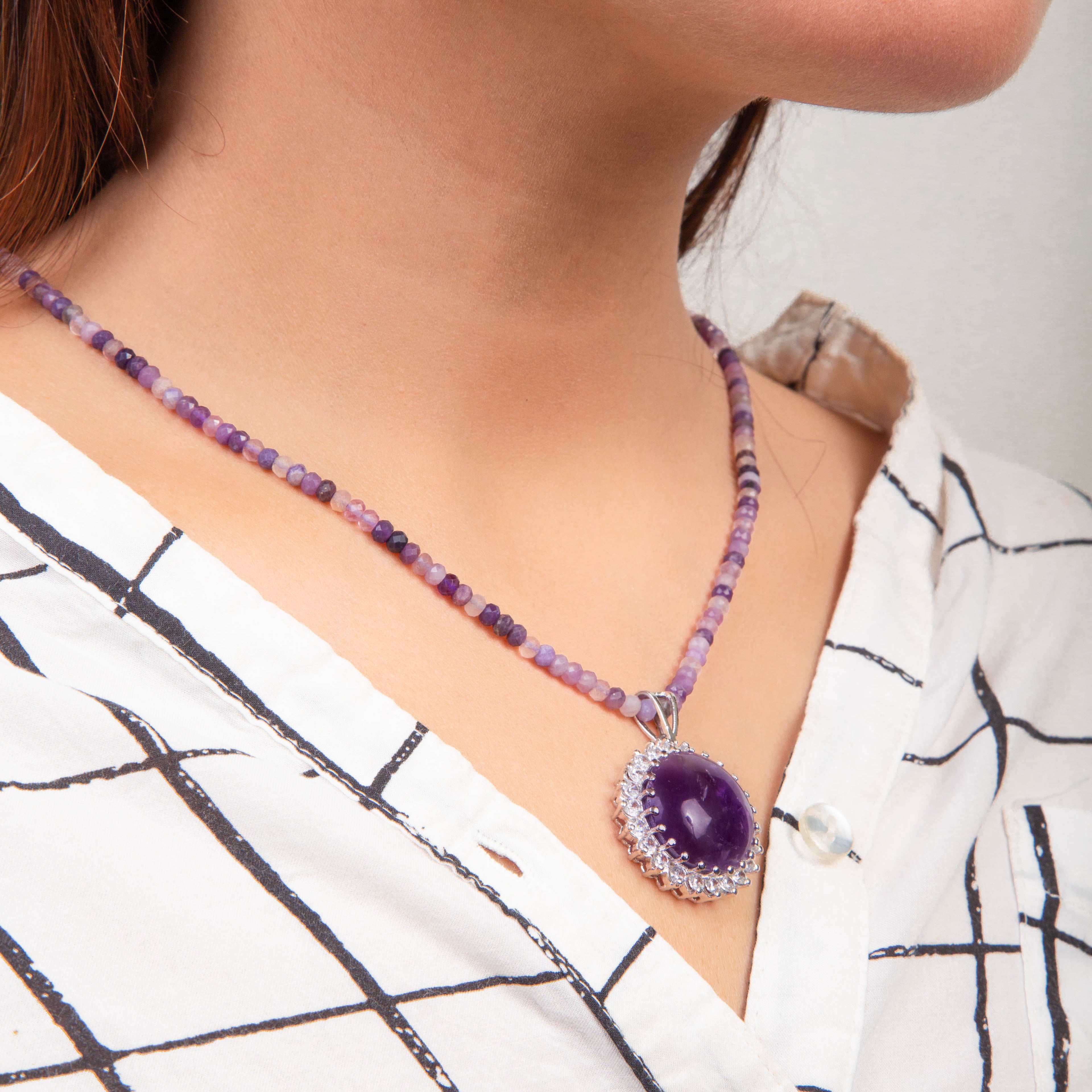 Cabochon Amethyst Set