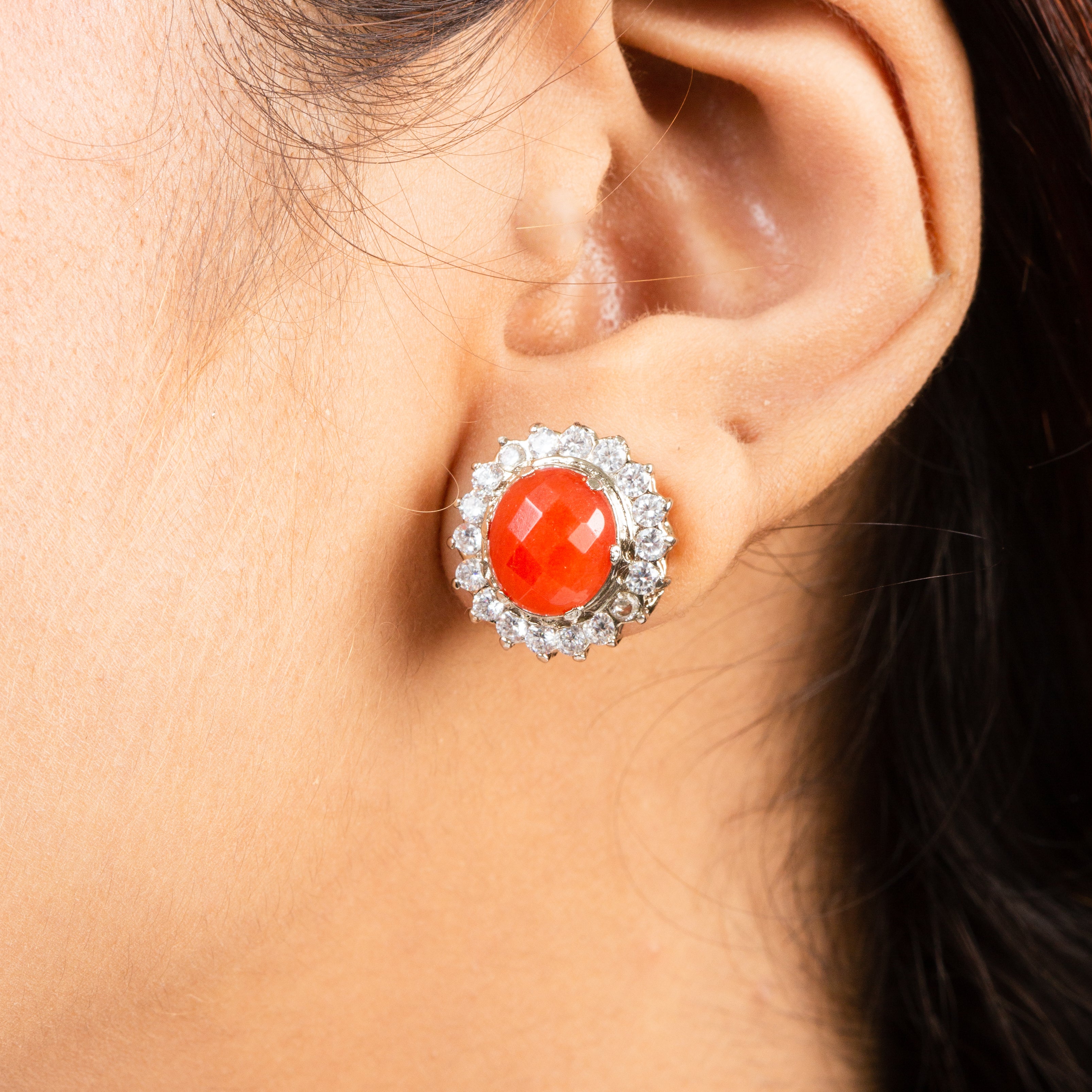 Radiant Carnelian Locket Set