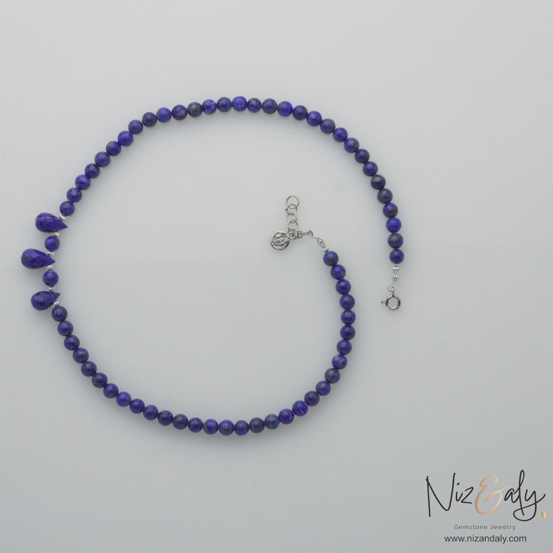 Voice of the Stars-Lapis Lazuli Necklace