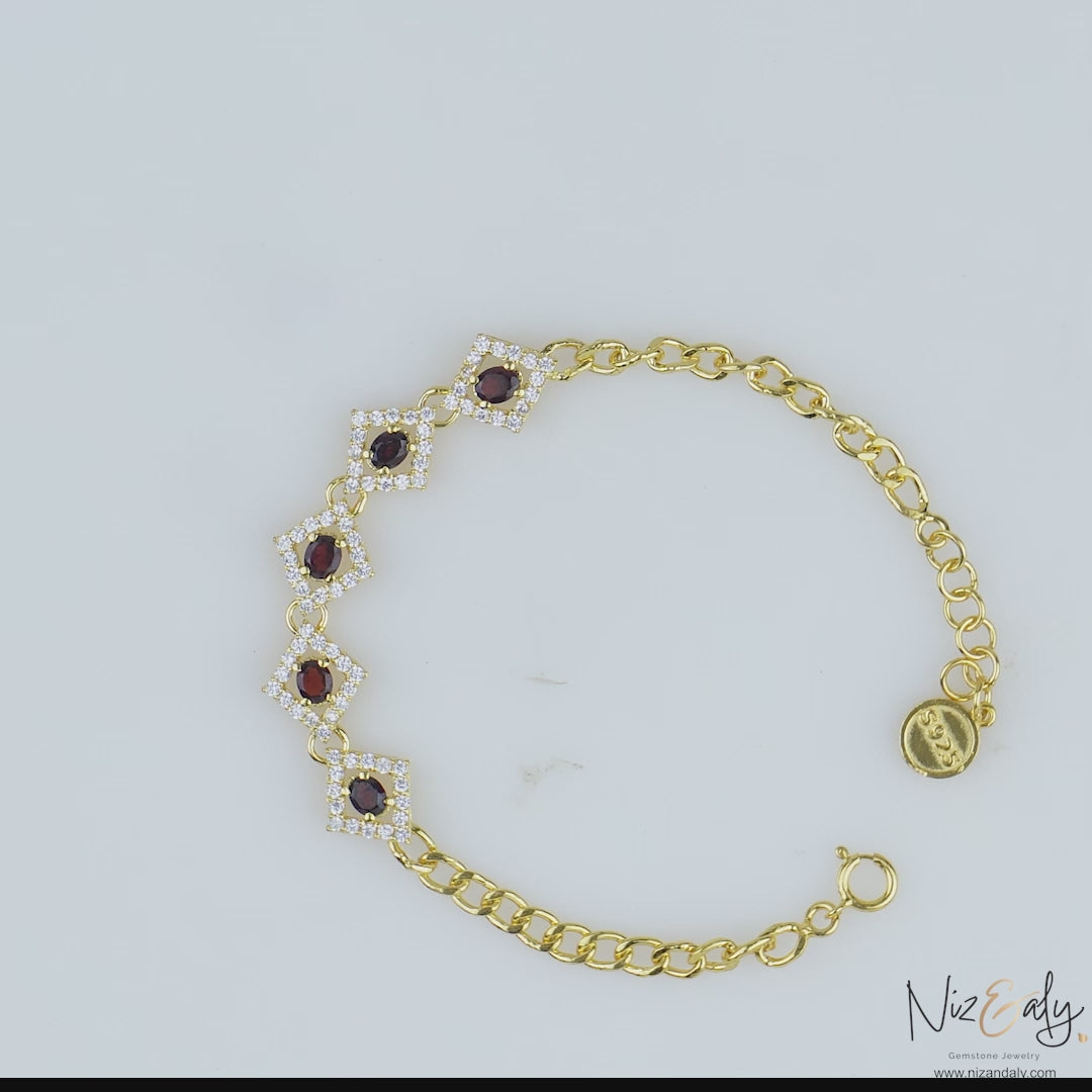 Garnet Braclet
