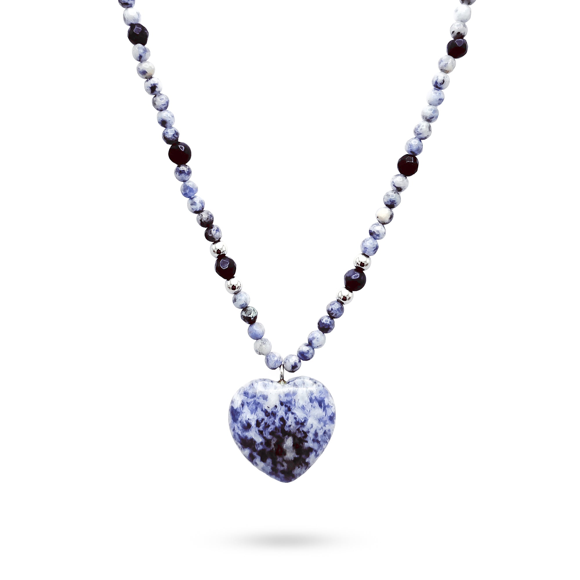 Sodalite, Canadian Blue Stone Necklace with Pendent